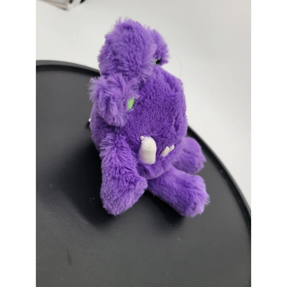 Wild Republic Monsterkins Vinnie Plush Stuffed Animal 6” Purple Monster Toy